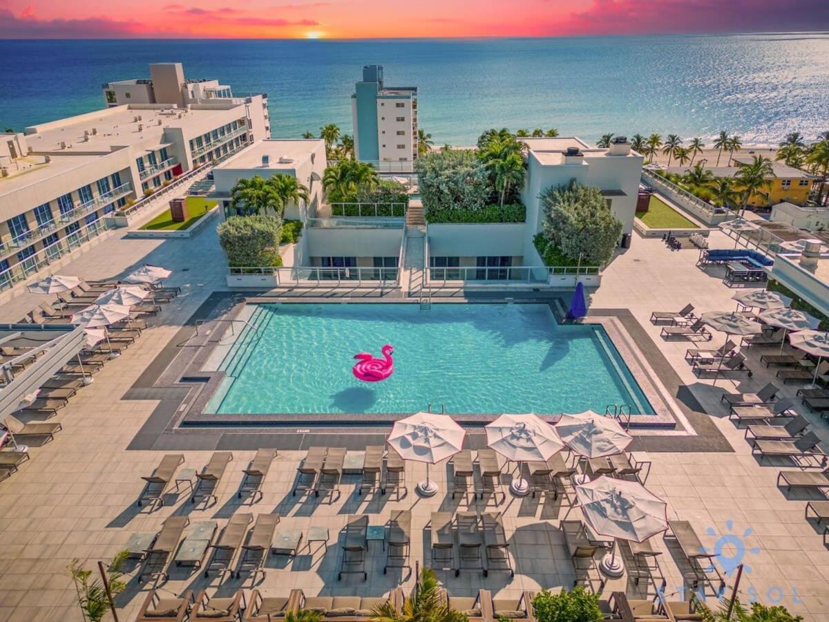 Best Stay - Rooftop Pool & Hot Tub - Hollywood Beach Kültér fotó