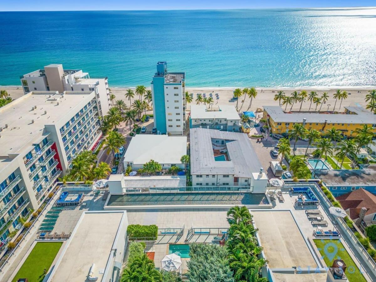 Best Stay - Rooftop Pool & Hot Tub - Hollywood Beach Kültér fotó