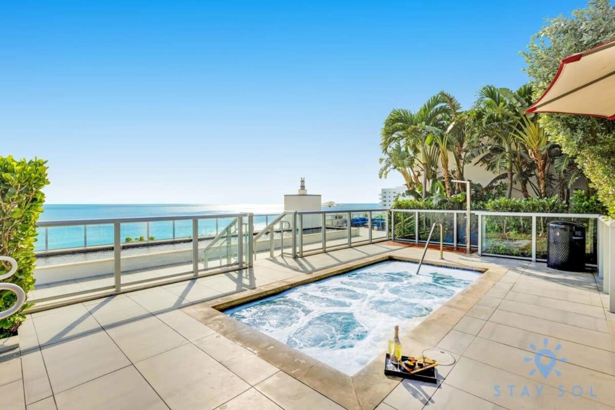 Best Stay - Rooftop Pool & Hot Tub - Hollywood Beach Kültér fotó